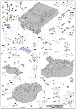 Aber 48038 Char britannique Sherman IC Firefly Tamiya au 1/48 – image 7
