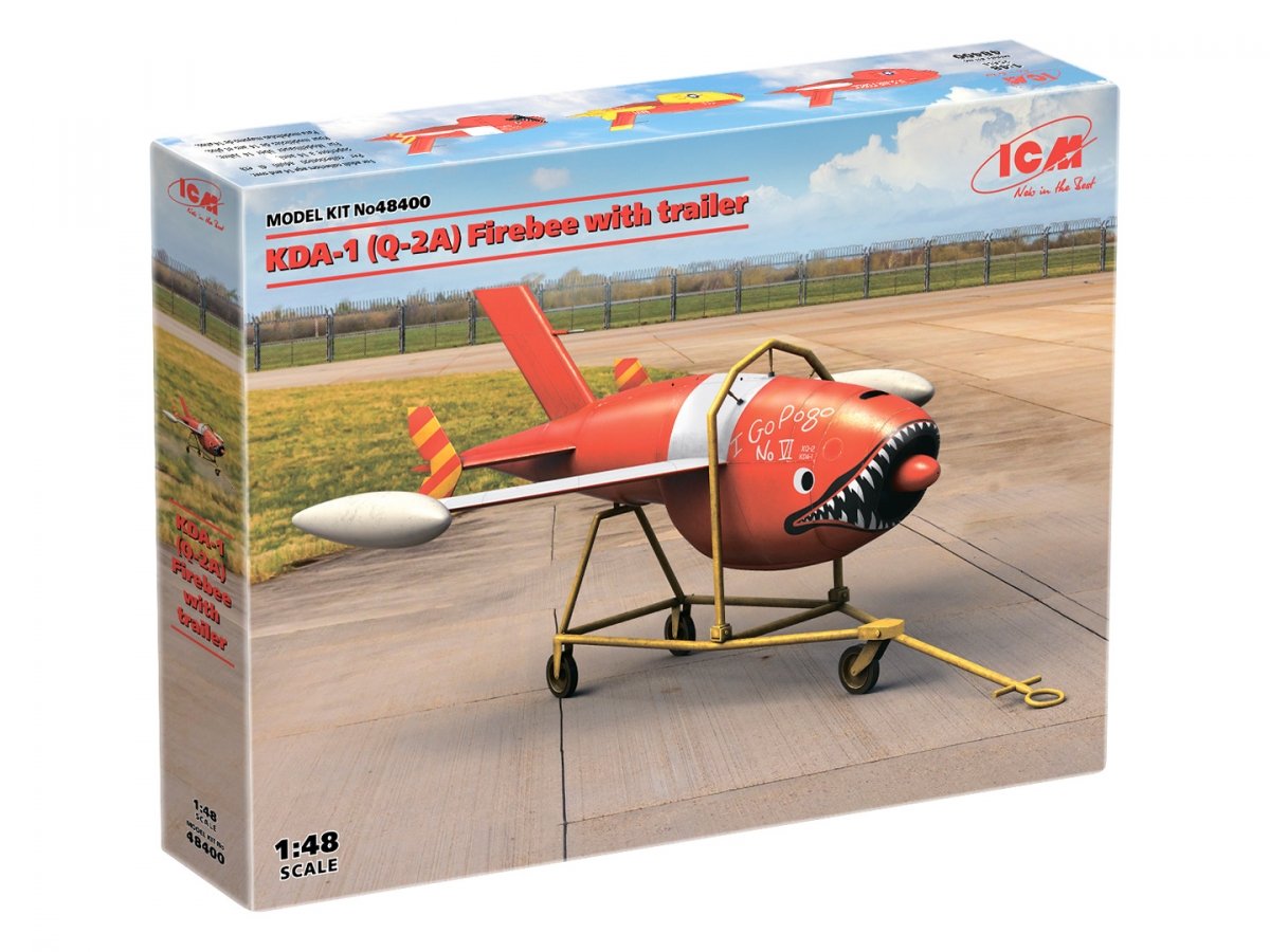 ICM 48400 Q-2A (AQM-34B) Firebee avec remorque 1/48 – image 2