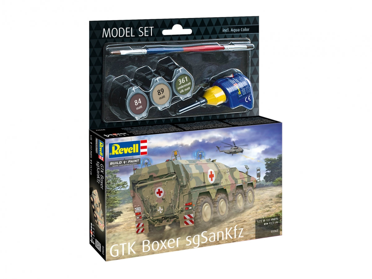 Revell 63362 GTK Boxer sgSanKfz Maquette Set 1 1/72 – immagine 3