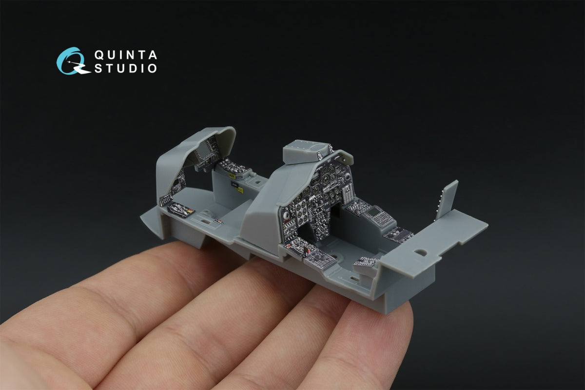 Intérieur imprimé en 3D et coloré sur papier décalcomanie Quinta Studio QDS-35153 AH-1W (Trumpeter) (Petite version) 1/35 – image 10