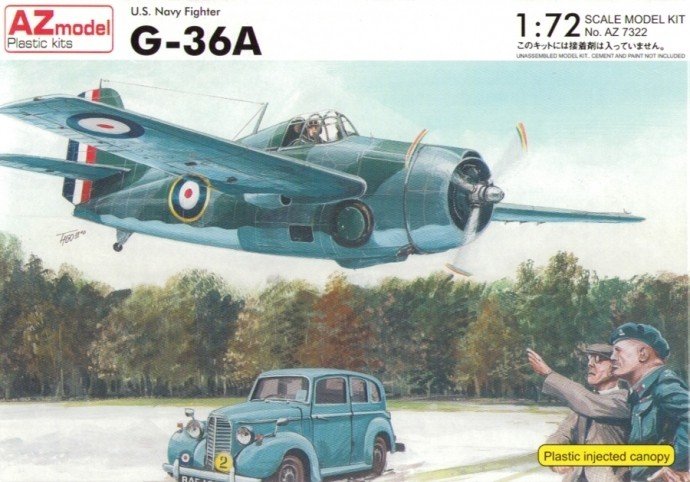 AZ Modèle AZ7322 Grumman G-36A (1/72)