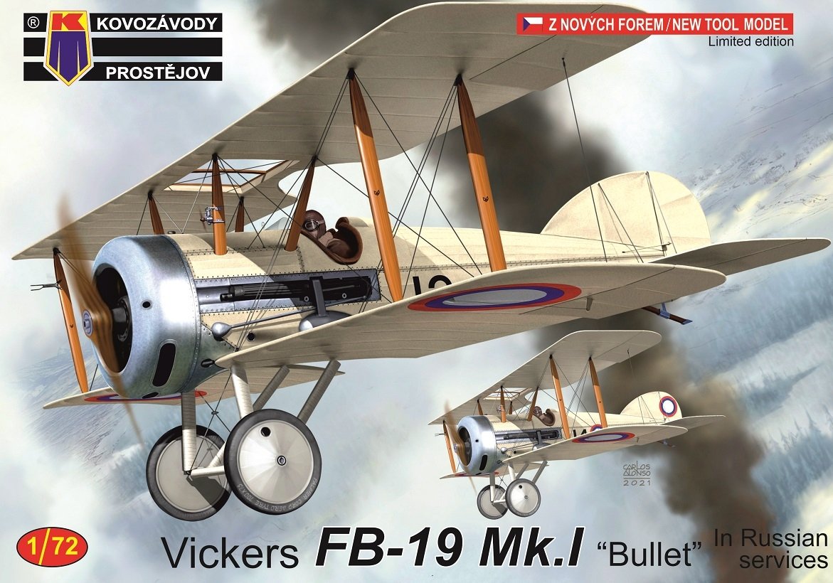 Kovozavody Prostejov KPM0251 Vickers FB-19 Mk.I « Bullet » en service russe 1/72