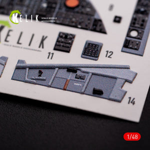 KELIK K48002 F-111 A/E Aardvark intérieur décalcomanies 3D pour kit HobbyBoss 1/48 – imagen 9