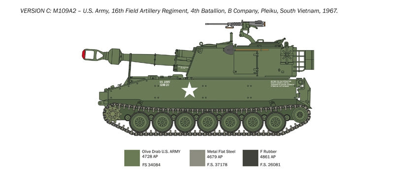 Italeri 6589 M109 A2/A3/G 1/35 – immagine 4