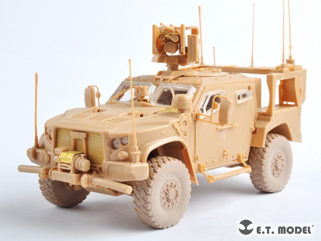 ET Model P35-117 US ARMY M1278 Heavy Carrier-General Purpose (JLTV-GP) Roues affaissées Pour Maquette TRUMPETER 1/35 – image 4