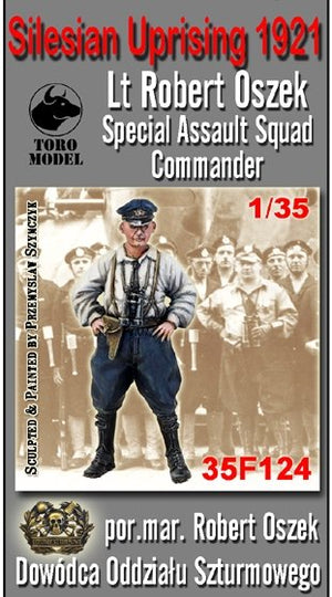 Maquette ToRo 35F124 Soulèvement de Silésie - Lieutenant-maréchal Robert Oszek - Commandant d&amp;#39;escouade / Soulèvement de Silésie 1921 Lieutenant Robert Oszek Commandant d&amp;#39;escouade d&amp;#39;assaut spéciale 1/35