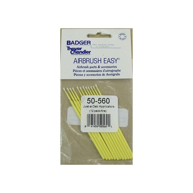 Pinceaux miniatures Just-a-Dab Badger BA-50-560 (fins)