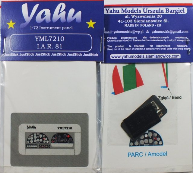 Yahu YML7210 IAR81 (Modèle A / Modèle Parc) 1/72 