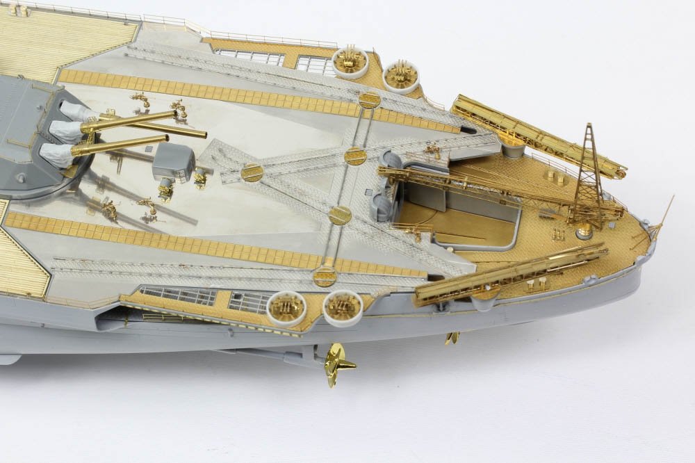 Pontos 37025FB IJN Musashi 1944 Kit de détails, pont noir charbon avancé (1/350) – imagen 4