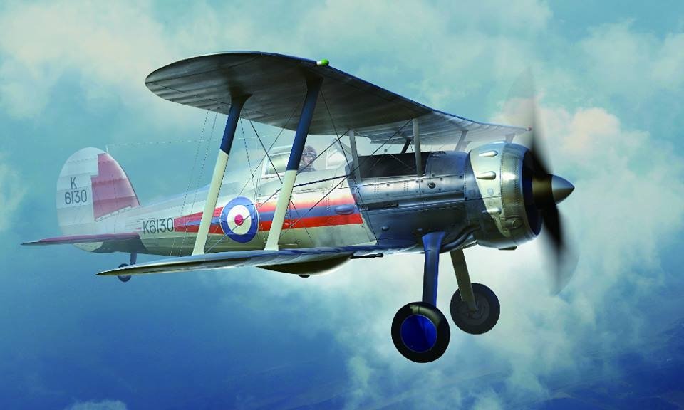 J&amp;#39;adore le kit 64803 GLADIATOR MK.I 1/48