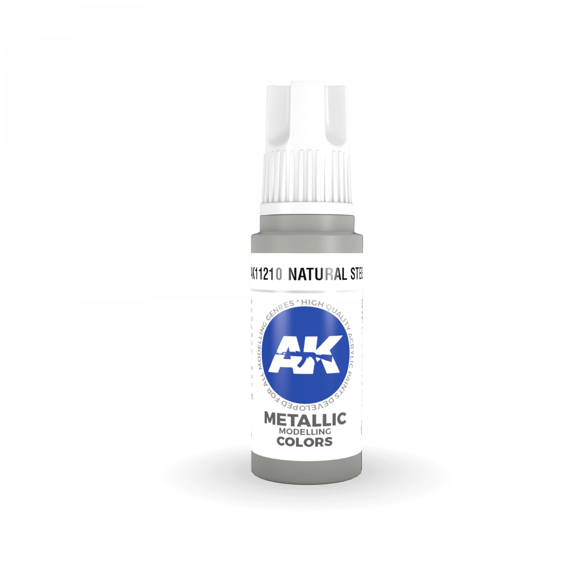 AK Interactive AK11210 ACIER NATUREL – MÉTALLIQUE 17 ml – imagen 2