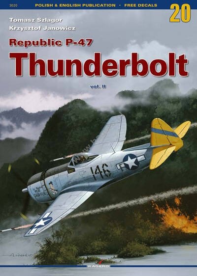 Kagero 3020 Republic P-47 Thunderbolt vol.II (sans extras) (sans décalcomanie) EN/PL