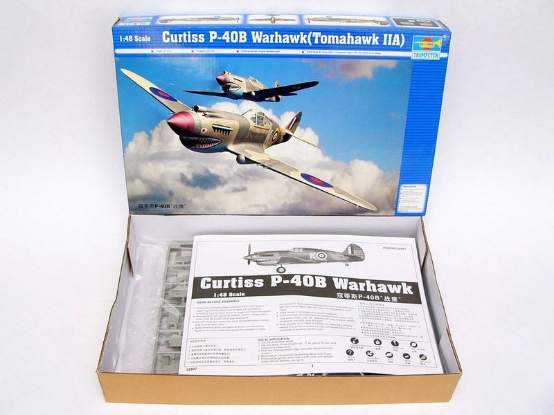 Trumpeter 02807 Curtiss P-40B Warhawk 1/48 – immagine 3