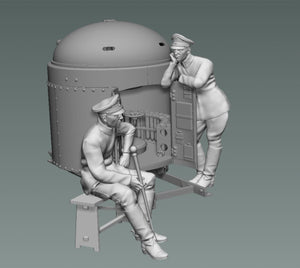 Copper State Models F35-049 Fahrpanzer, membre d&amp;#39;équipage allemand penché, échelle 1/35  – immagine 4