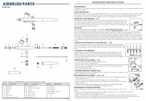 Kit Sparmax 1MSETSS Arism Mini : tuyau de 2 m, HB-040, pot de nettoyage pour aérographe – immagine 3