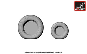 Roues du F-104G Starfighter Armory Models AW48312 (avec roues avant en option) 1/48 – image 5