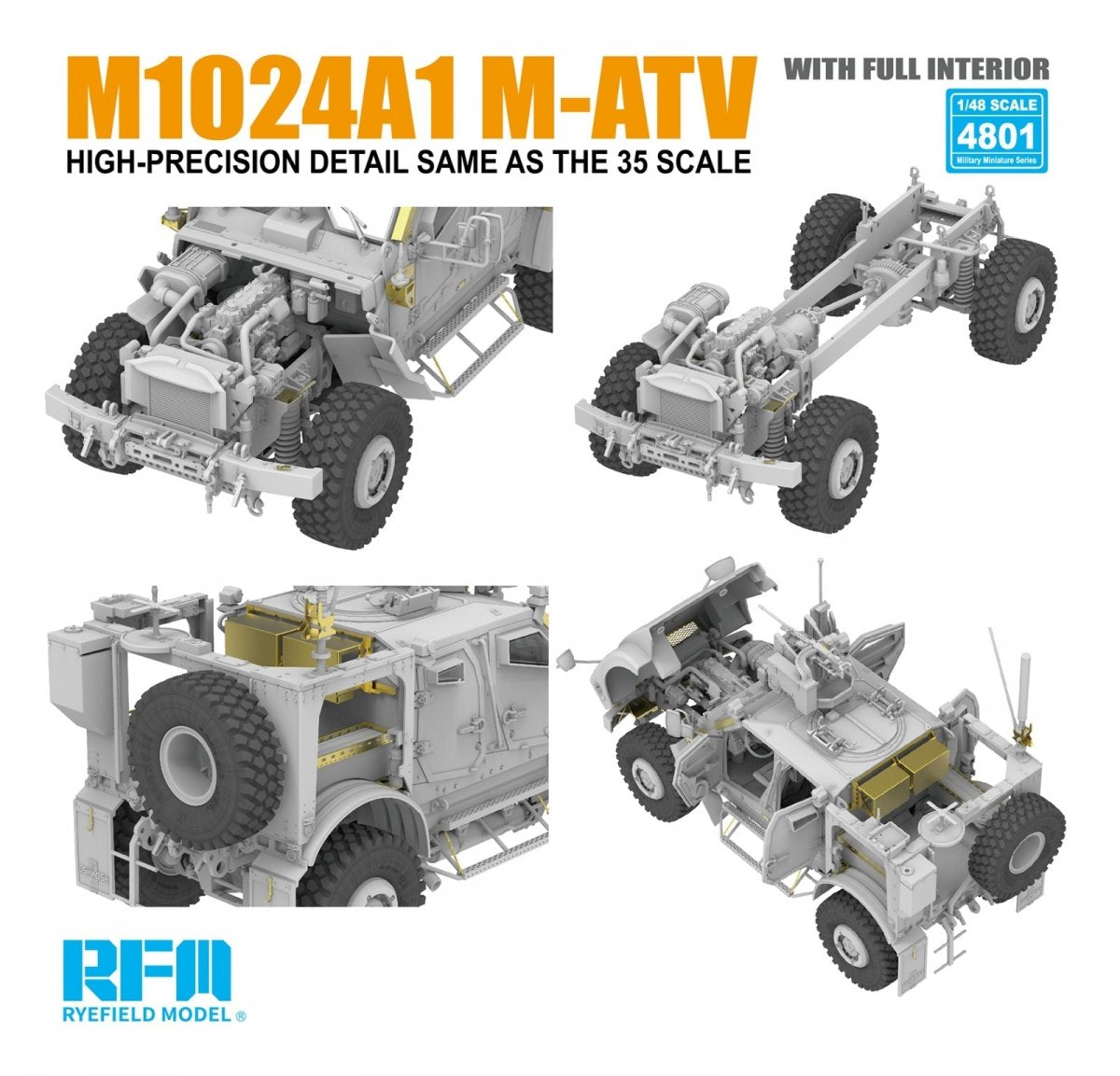 Rye Field Modèle 4801 M1024A1 M-ATV 1/48 – immagine 6