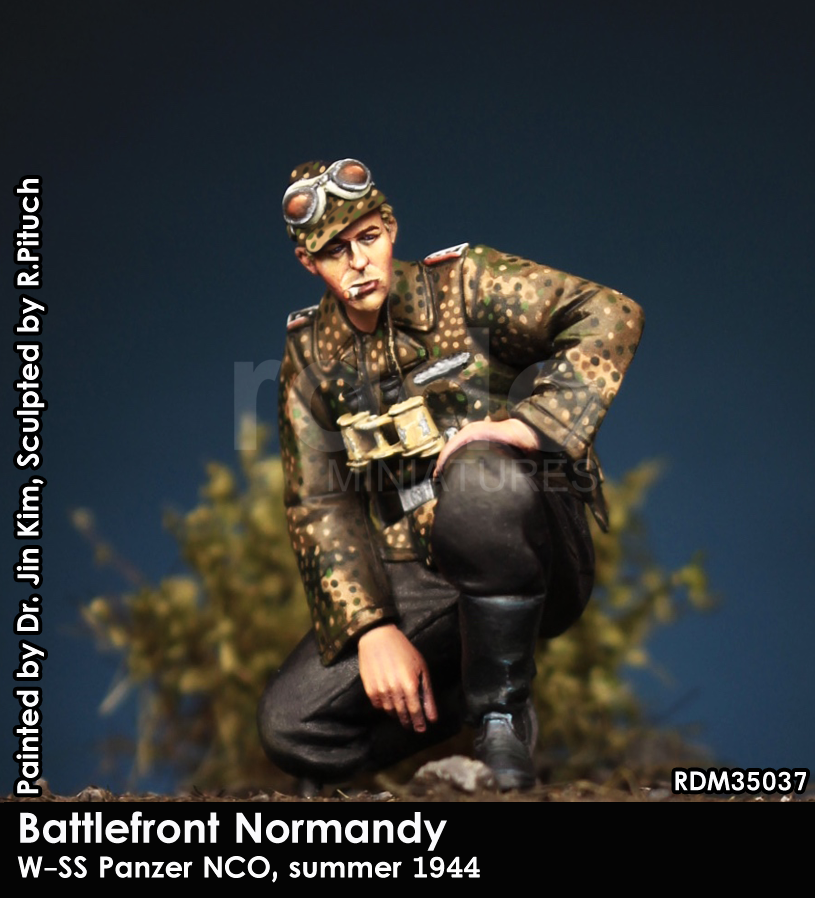 RADO Miniatures RDM35037 Sous-officier de char SS, été 1944, échelle 1/35