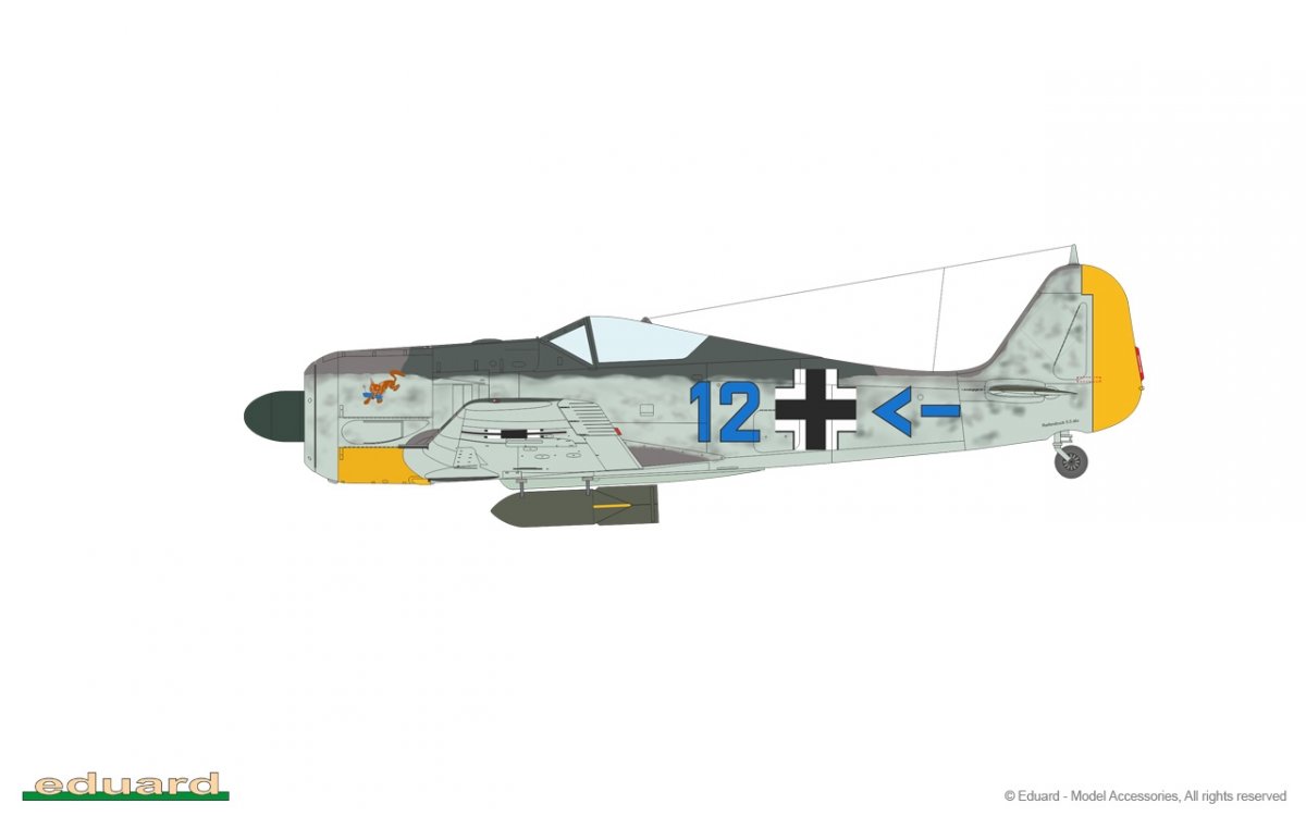Eduard 84117 Fw 190A-4 avec volets moteur et ailes à 2 mitrailleuses, échelle 1/48 – image 12
