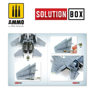 AMMO de Mig Jimenez 6509 Comment peindre les chasseurs gris de l&amp;#39;USAF Navy - Livre de solutions – immagine 6