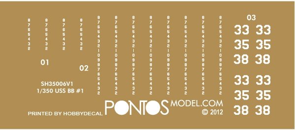 Pontos 37017F1 USS CA-35 Indianapolis 1945 Kit de détails avancé (1/350) – imagen 20