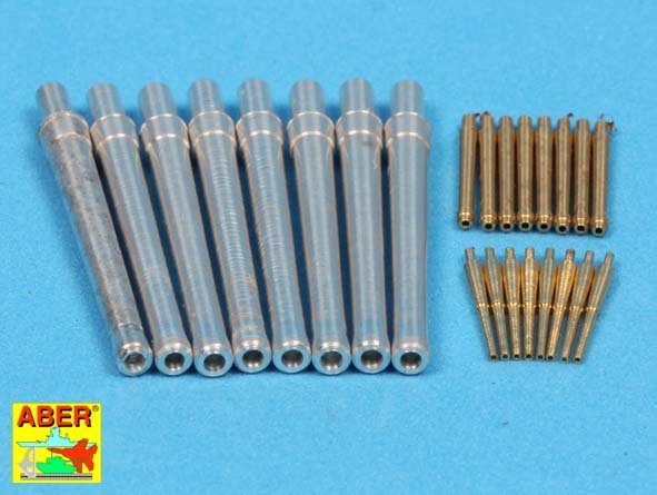 Ensemble de canons Aber 350L-64 pour cuirassé HMS Warspite - 15&amp;quot; Mk.Ix 8 ; 6&amp;quot; Mk.XII x 8 ; 4&amp;quot; Mk.XVI x 8 (1/350)