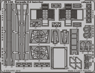 Intérieur Eduard 49548 Tornado F.3 SA 1/48 HOBBY BOSS 