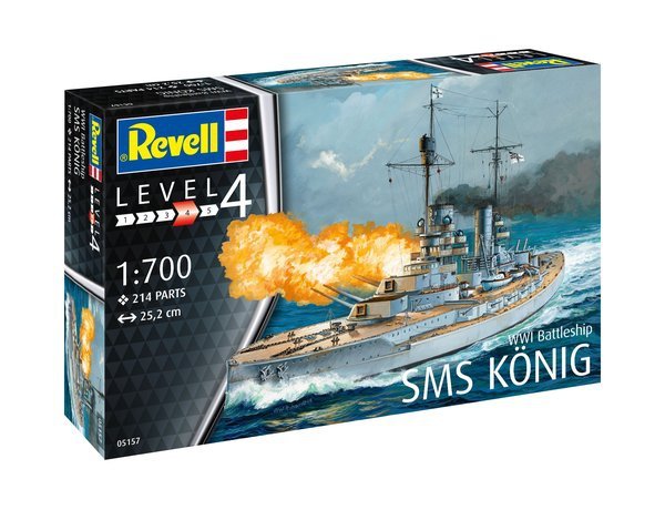 Maquette Revell 05157 SMS Konig au 1/700 
