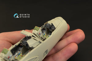 Intérieur imprimé en 3D et coloré sur papier décalcomanie pour le kit Kitty Hawk (Quinta Studio QD32013 Mirage 2000N) à l&amp;#39;échelle 1/32  – image 8