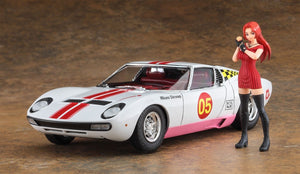 Hasegawa SP544 Wild Egg Girls No.05 Lamborghini Miura P400 SV &amp;quot;Mikumo Shiranagi&amp;quot; avec figurine 1/24 – image 2