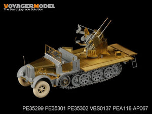 Maquette Voyager PE35299 Sd.Kfz.7/1 allemand de la Seconde Guerre mondiale, partie 1, pour DRAGON 6525 au 1/35 – Bild 4