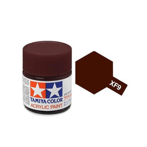 Tamiya 81309 Peinture acrylique rouge coque XF-9 23 ml