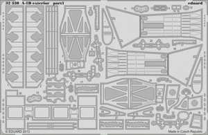 Eduard 32330 A-1D extérieur 1/32 Trumpeter