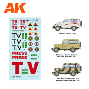 AK Interactive AK35001 FJ43 SUV AVEC TOIT RIGIDE 1/35 – Bild 3
