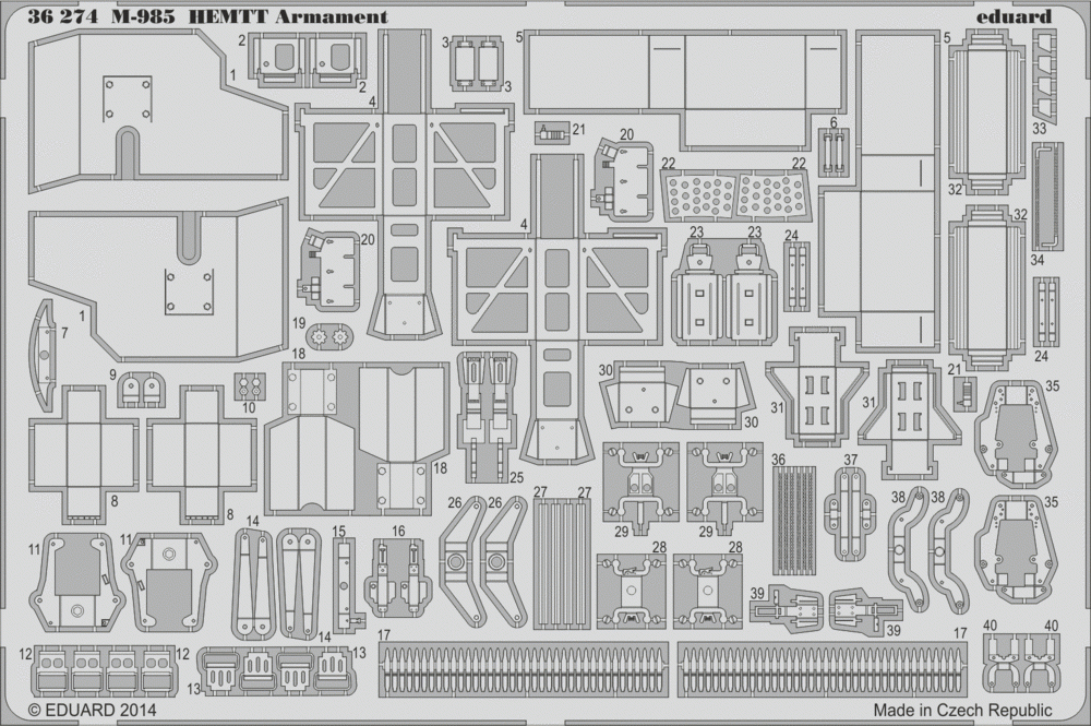 Armement Eduard 36274 M-985 HEMTT ITALERI 1/35