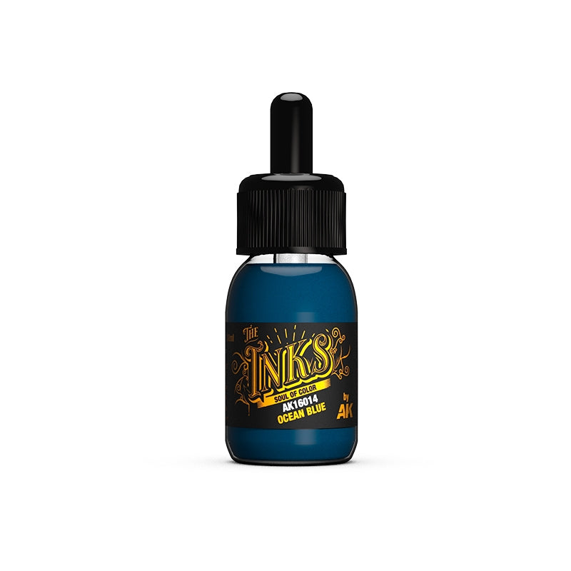 AK Interactive AK16014 OCEAN BLUE – ENCRE 30 ml 