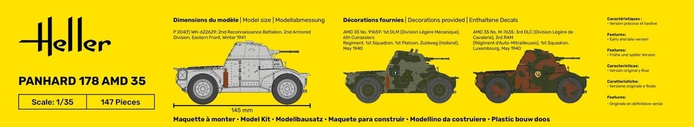 Heller 35325 Panhard 178 Kit de démarrage 1/35 – image 5