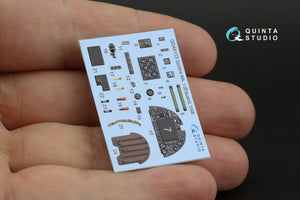 Intérieur imprimé en 3D et coloré sur papier décalcomanie (Eduard) Quinta Studio QD48133 Spitfire Mk.I 1/48 – Bild 9