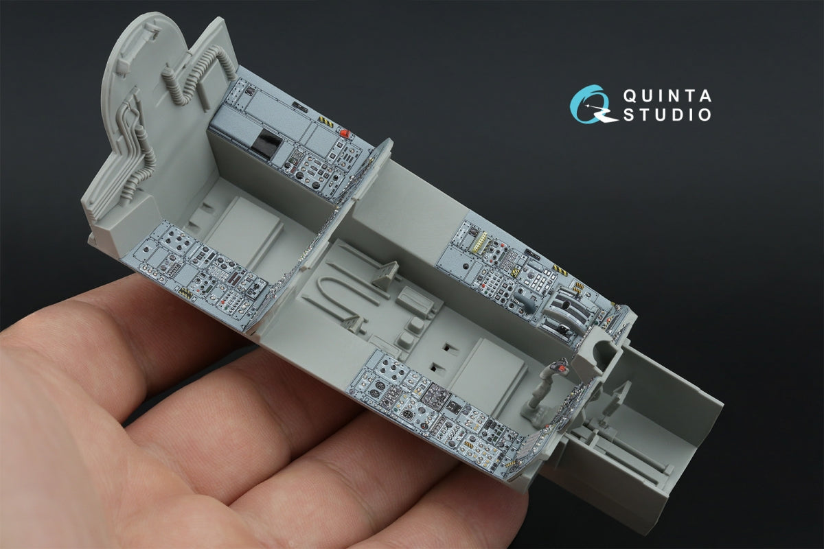 Quinta Studio QDS+32232 Tornado ECR Intérieur italien imprimé en 3D et coloré sur papier décalcomanie (Italeri) (Petite version) (avec pièces en résine imprimées en 3D) 1/32 – Bild 10
