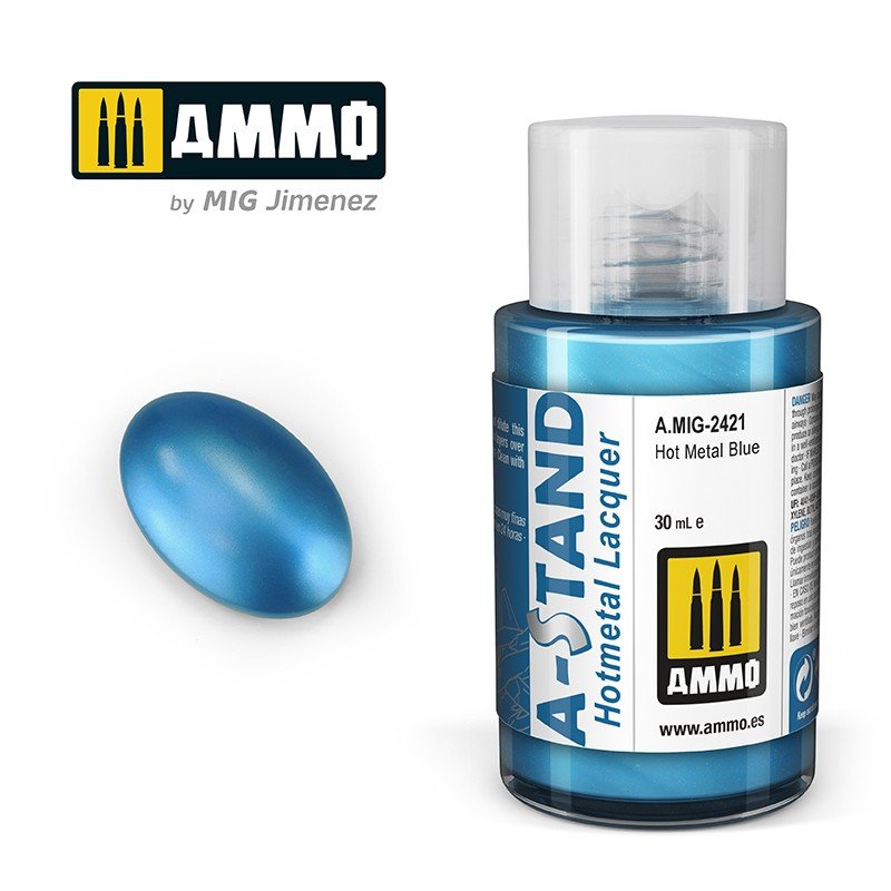 Munitions pour Mig 2421 A-STAND Hot Metal Blue 30 ml