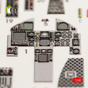 KELIK K48044 F-15C MSIP II EAGLE INTÉRIEUR DÉCALCOMANIES 3D POUR MAQUETTE GWH 1/48 – image 2