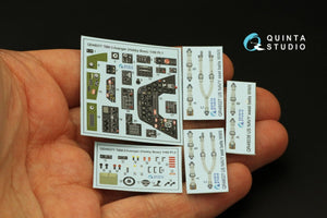 Intérieur imprimé en 3D et coloré sur papier décalcomanie Quinta Studio QD48377 TBM-3 Avenger (Hobby Boss) 1/48 – immagine 7