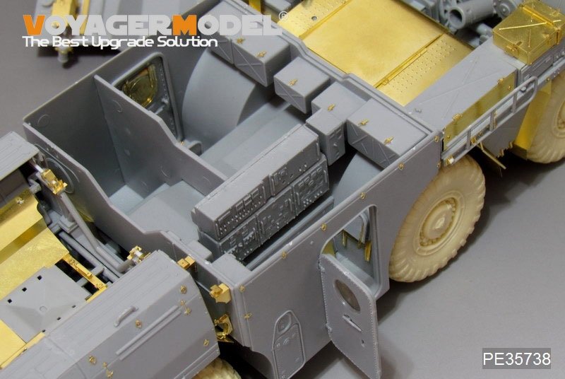 Intérieur de cabine d&amp;#39;un Scud-B russe moderne, maquette Voyager PE35738 (pour TRUMPETER 01019), échelle 1/35 – image 2