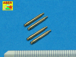 Aber A32011 Jeu de 4 embouts de canon pour mitrailleuse d&amp;#39;avion allemande MG 131 de 13 mm (1/32)  – Bild 2