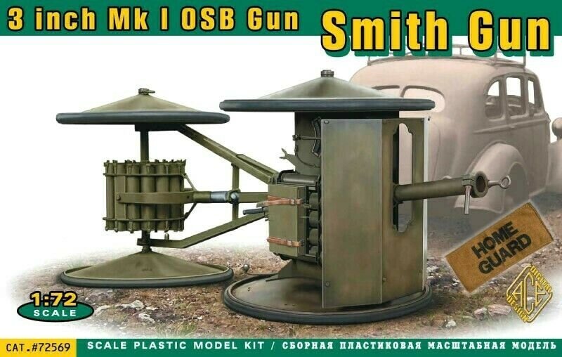 ACE 72569 Canon antichar Smith de 3 pouces, échelle 1/72