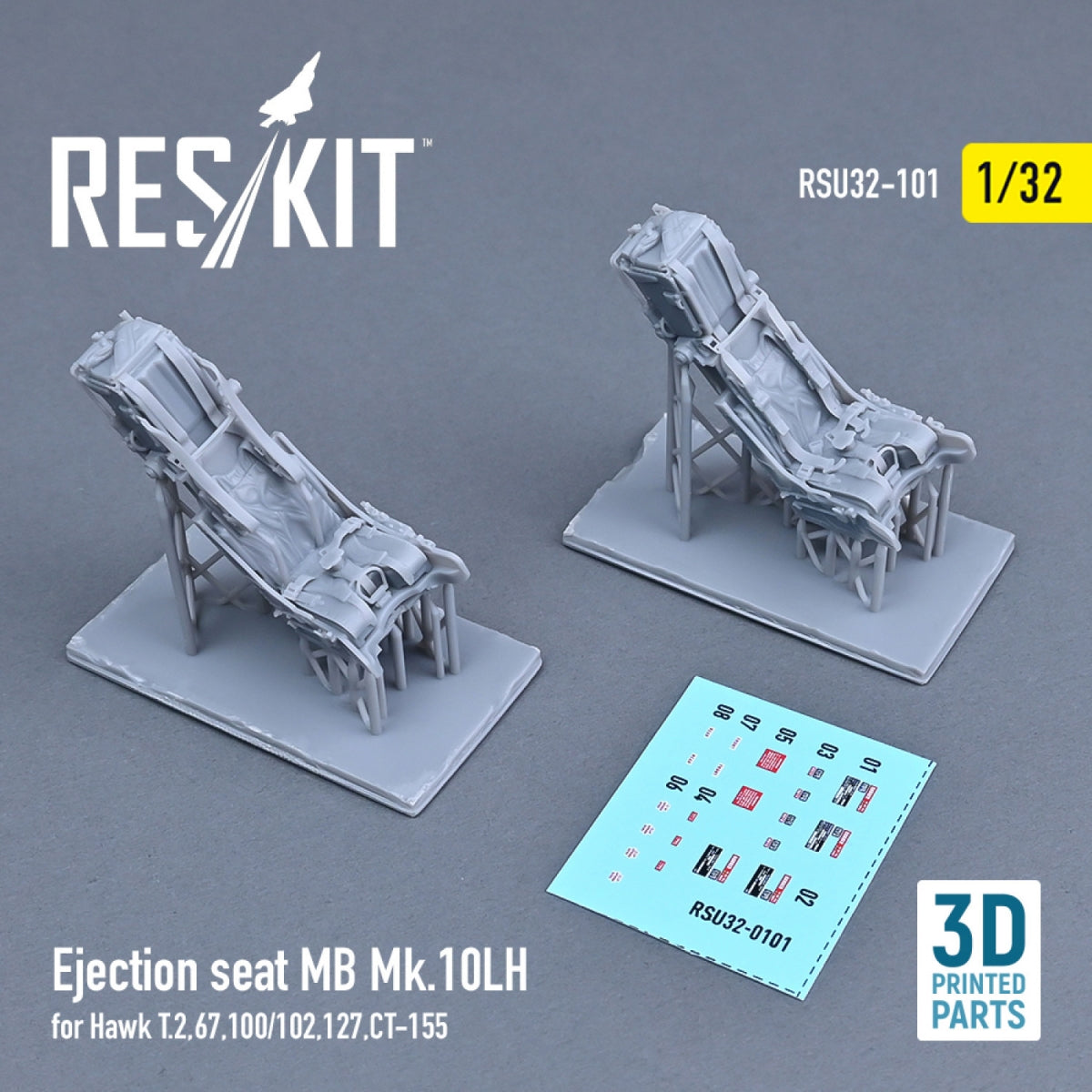 Siège éjectable RESKIT RSU32-0101 MB MK.10LH pour Hawk T.2, 67, 100/102, 127, CT-155 (imprimé en 3D) 1/32 – Bild 2
