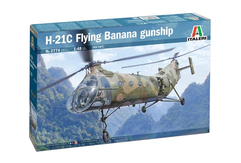 Italeri 2774 H-21C « Flying Banana » Canonnière 1/48