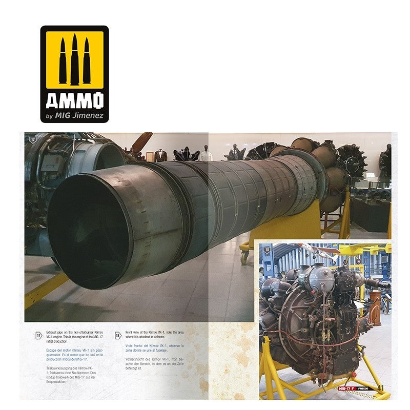 Munitions de Mig Jimenez 6084 MIG-17F / LIM-5 / SHENYANG J-5 - Guide visuel pour modélistes (Multilingue - Anglais, Espagnol, Allemand) – imagen 3