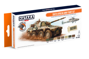 Kit de peinture Hataka HTK-CS92 pour l&amp;#39;armée sud-africaine (8 x 17 ml)