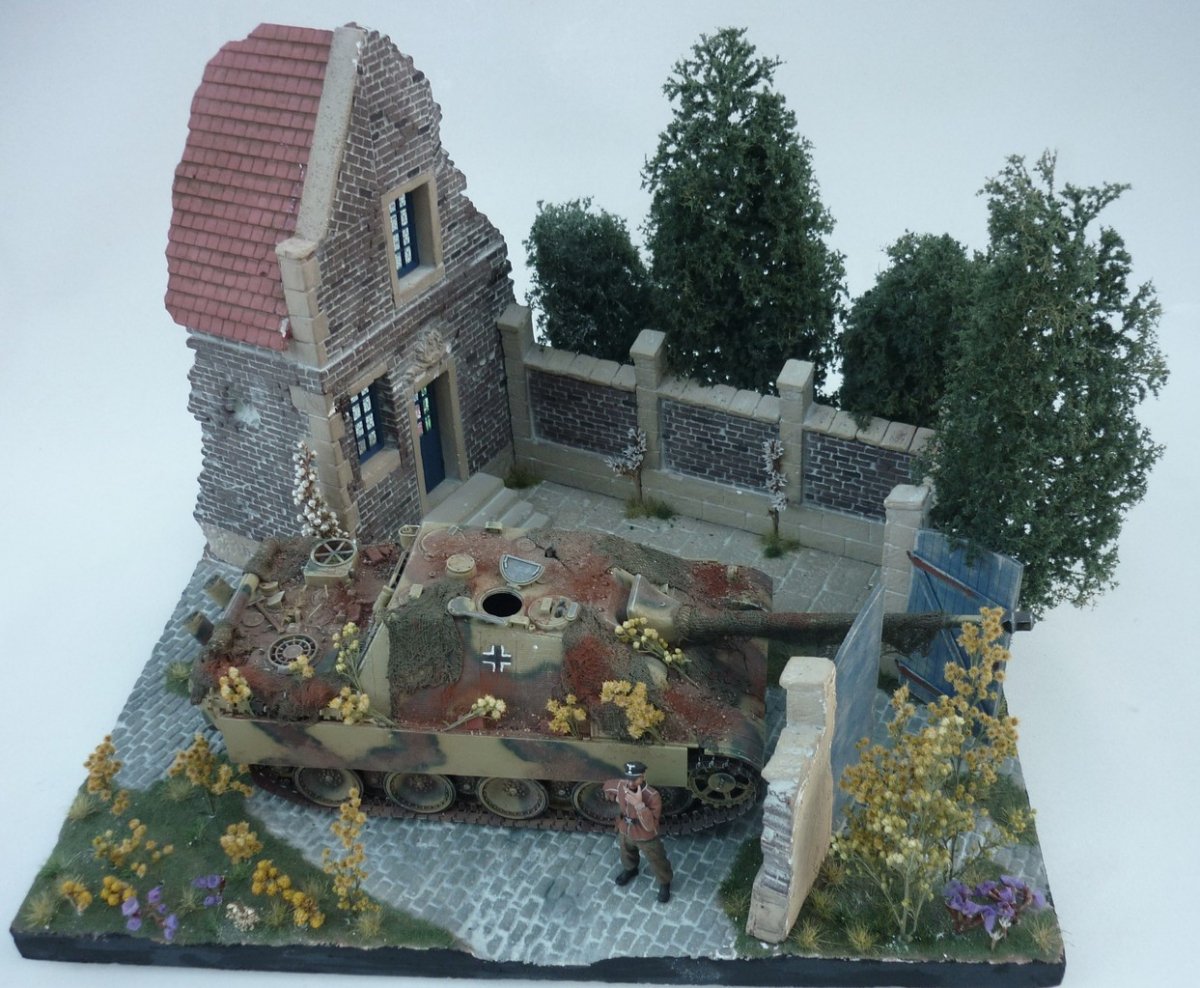 RT-Diorama 35214 Socle de diorama : « Jardin » 1/35  – immagine 12